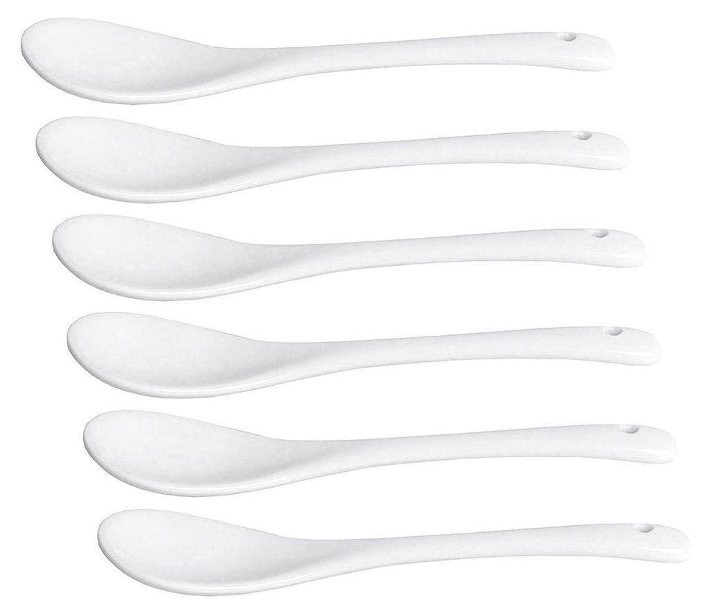 6dílná sada lžiček na vejce z PORCELÁNU - lžička na vejce - Obrázek produktu 