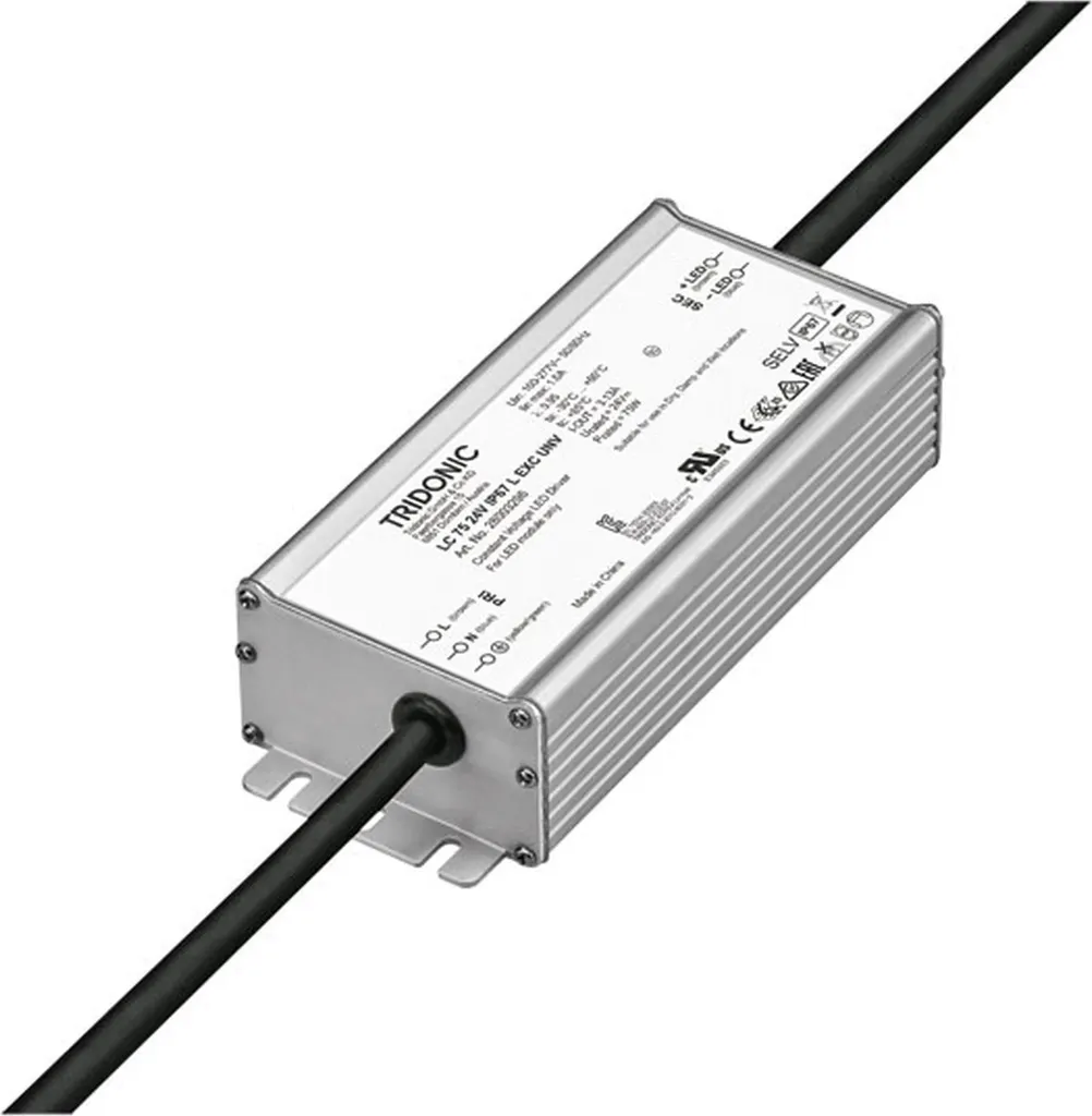 Convertisseur LED 24V Tridonic IP67 - Stop aux pannes d'éclairage humide