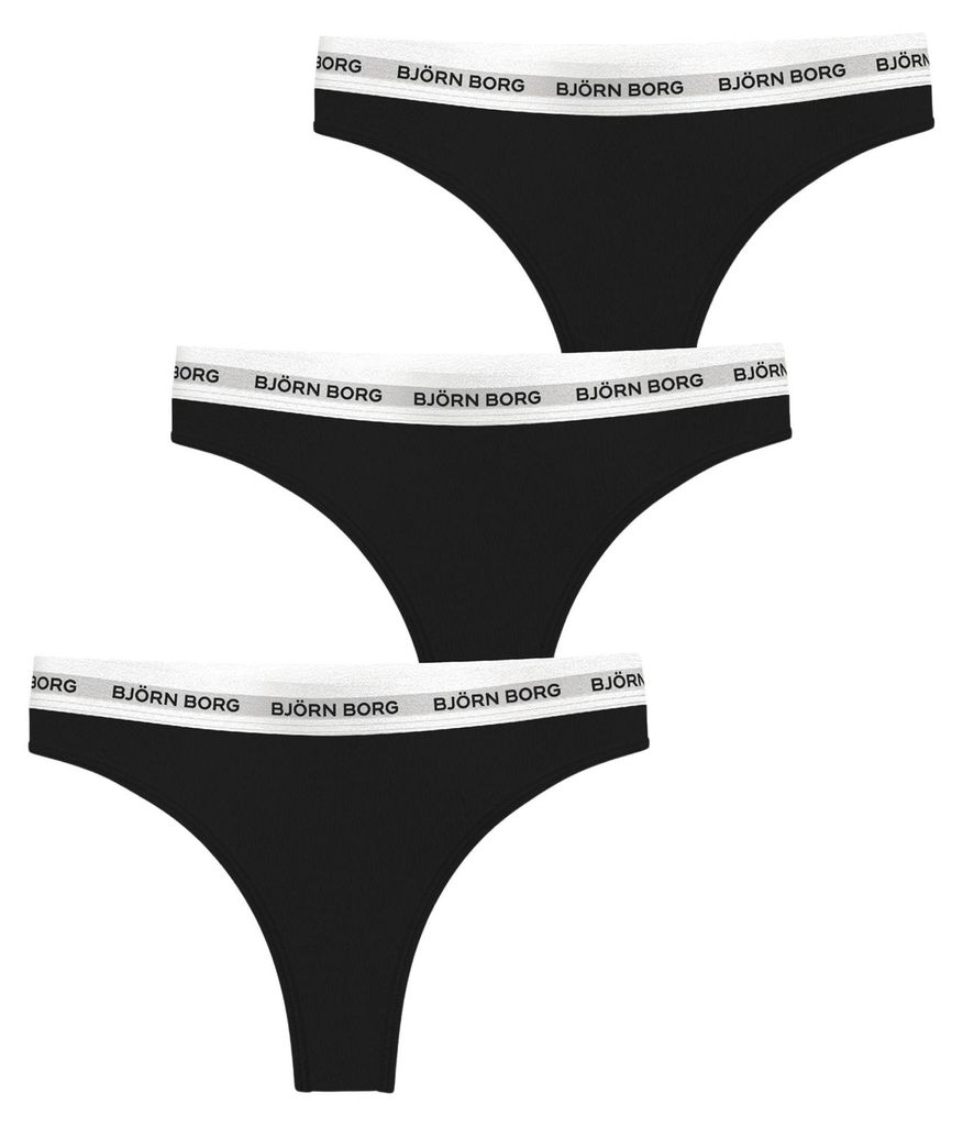 Björn Borg Logo String Damen (3-pack)