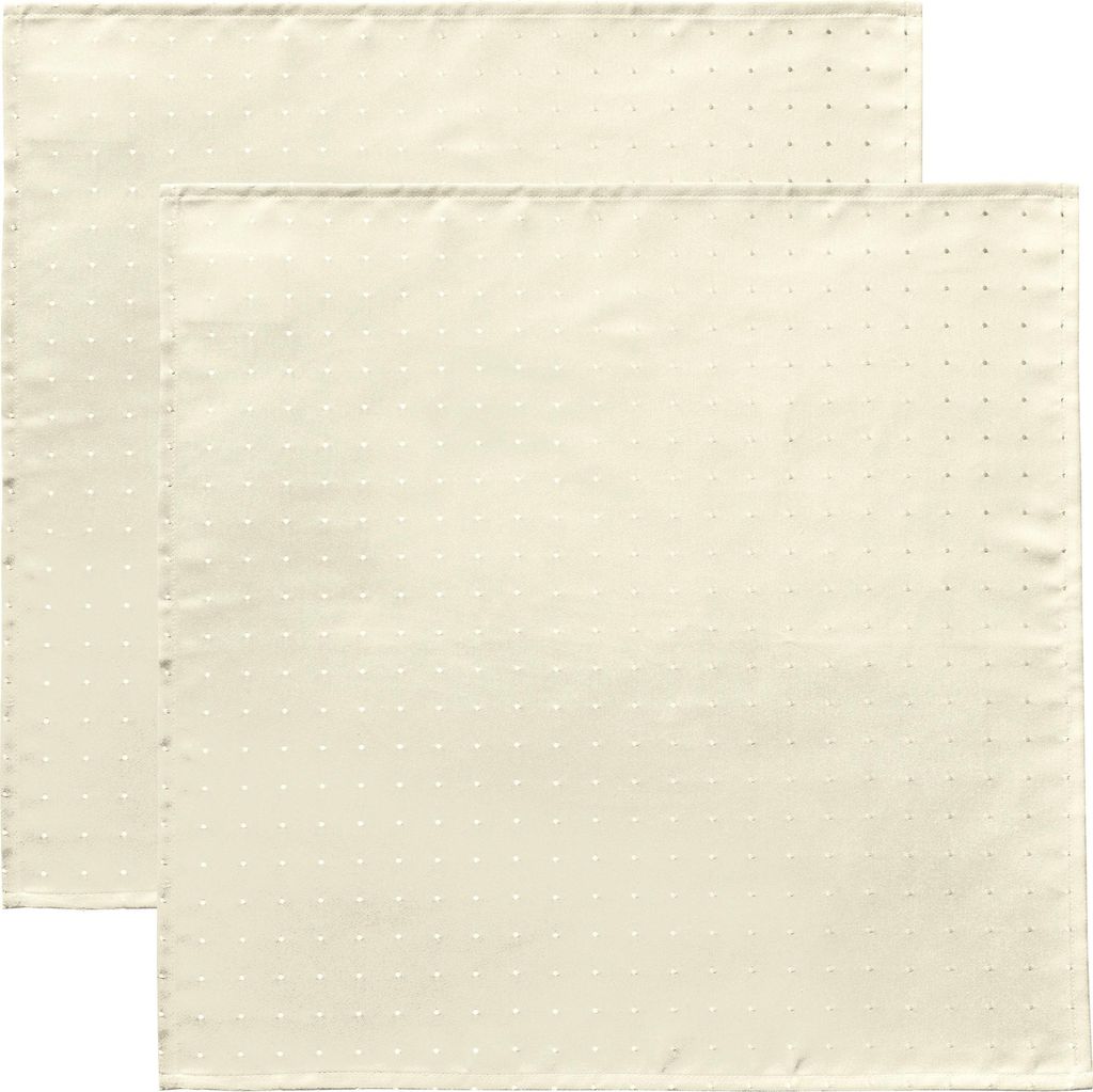 Curt Bauer Serviette Petito" 2er-Pack sekt 50x50 cm"
