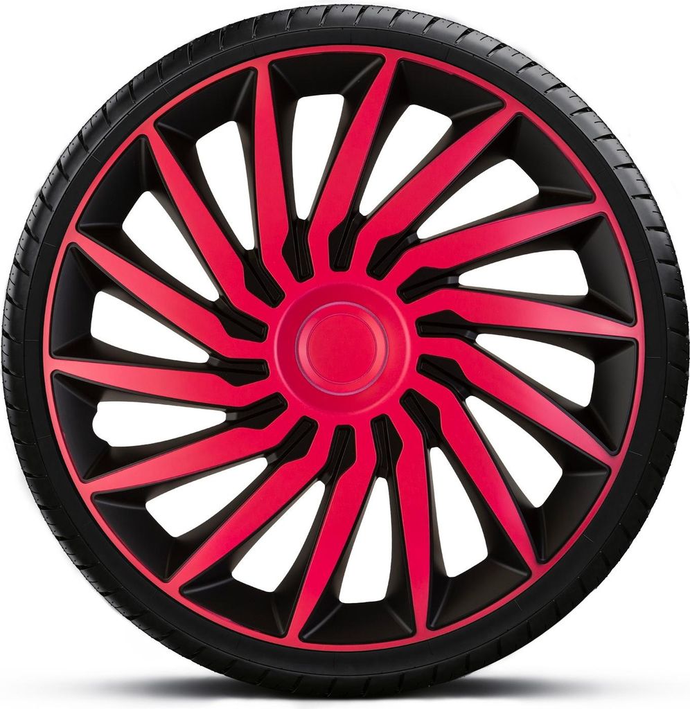 Radkappen Radzierblenden EINZELN (1Stück) 15 Zoll KENDO PINK BLACK Z461693