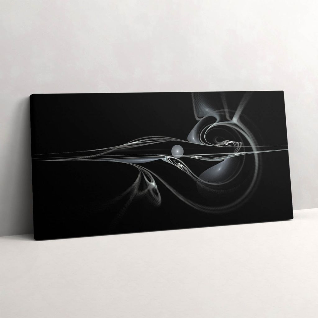 Moderne Abstraktion – Leinwandbild Wandbild – 120x60 cm – Leinwandbilder – Wandbilder – Schlafzimmer – Flur