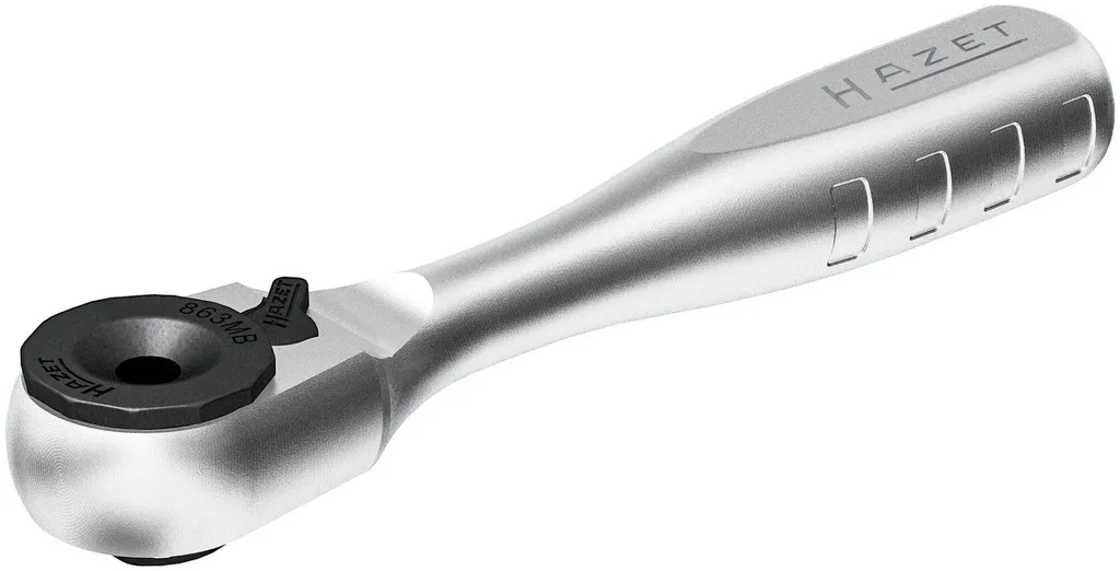 Cliquet réversible HAZET 863MB avec denture fine et angle réduit 1/4