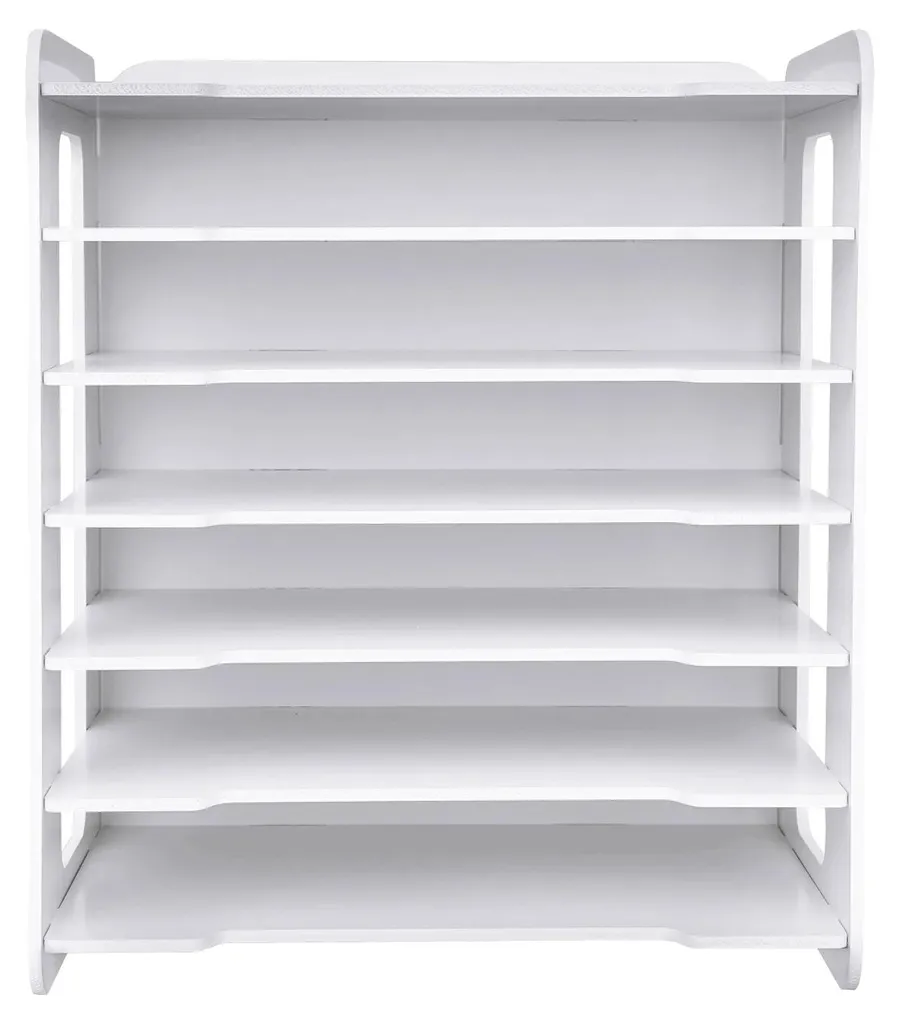Solution de rangement documents 7 niveaux blanc pour bureau et étude