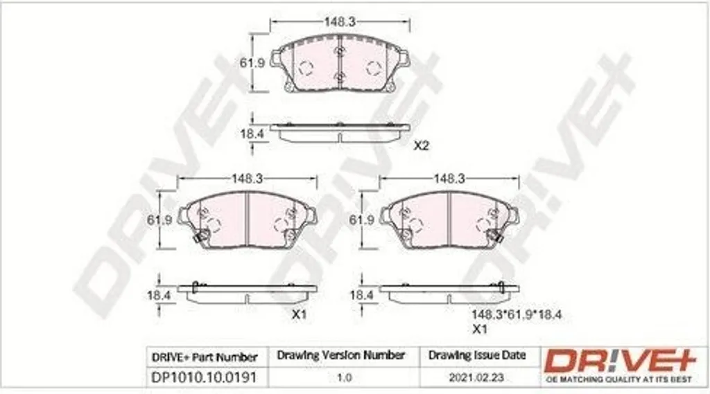 Réparer votre Cruze ou Astra avec le pare-chocs DP1010.10.0191 conforme