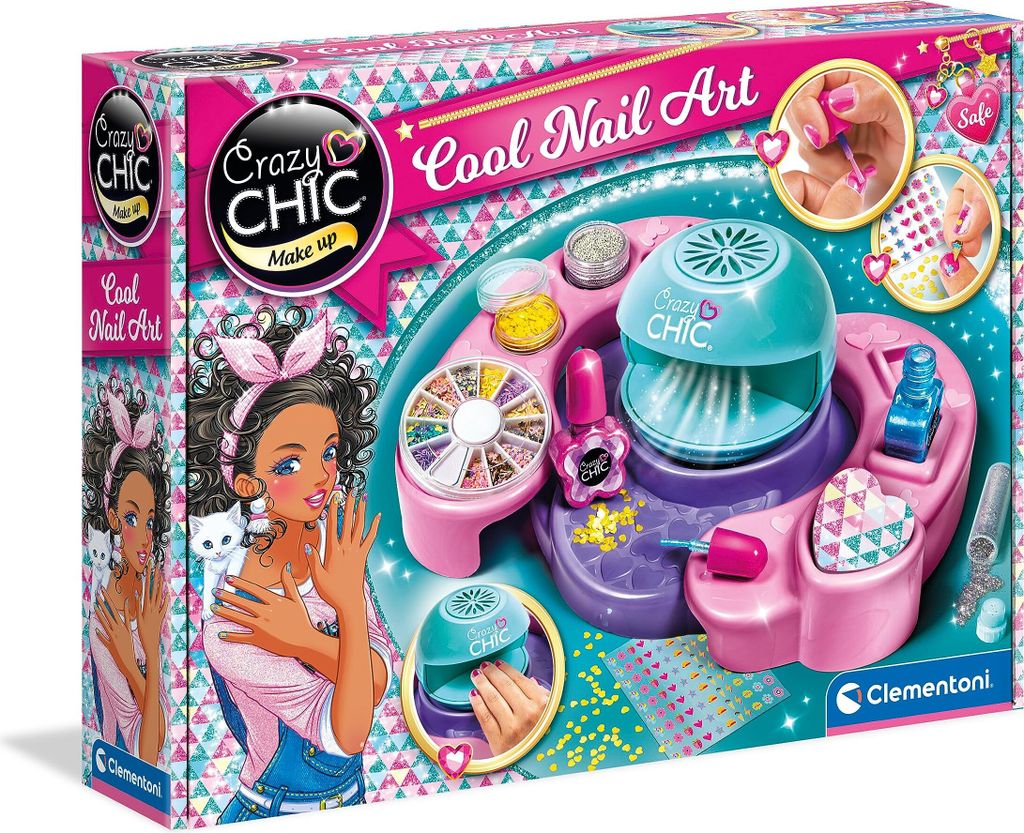 Clementoni Crazy Chic Cool Nail Art Immagine del prodotto 