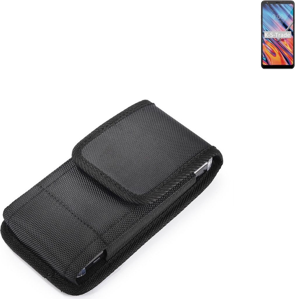 Holster Gürteltasche kompatibel mit LG Electronics Stylo 5x Holster Gürtel Tasche wasserabweisend Handy Hülle Schutz Hülle Outdoor schwarz