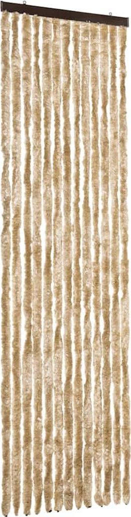 vidaXL Insektenschutz-Vorhang Beige 56x200 cm Chenille Produktbild 