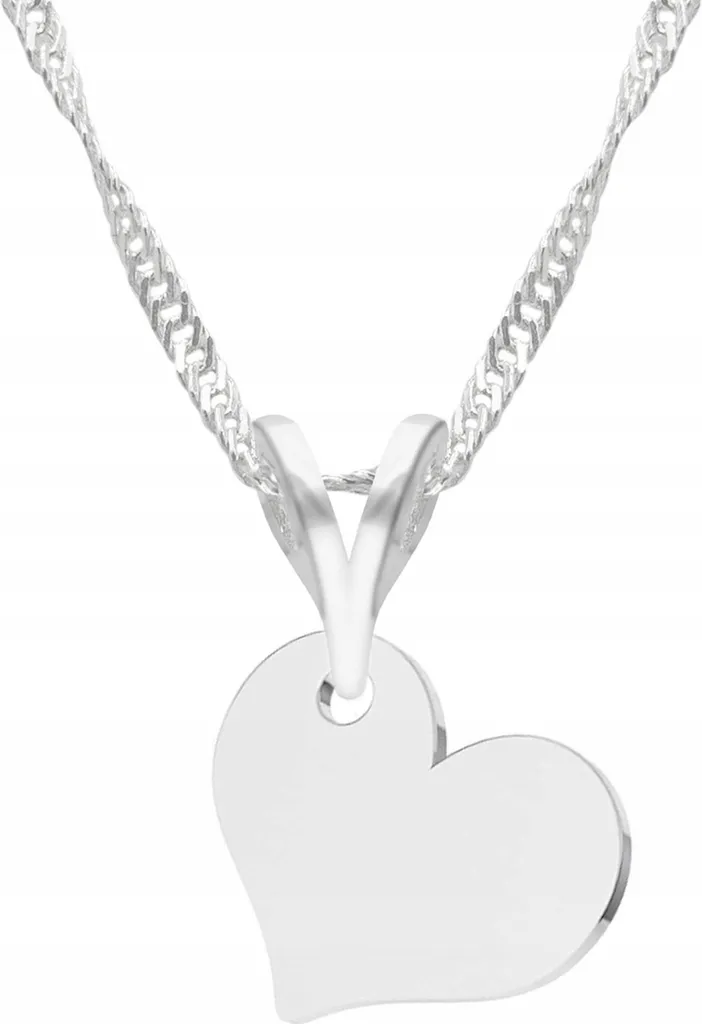 Collana Cuore Argento 925 - Pendente Artigianale Cuore d'Amore Donna