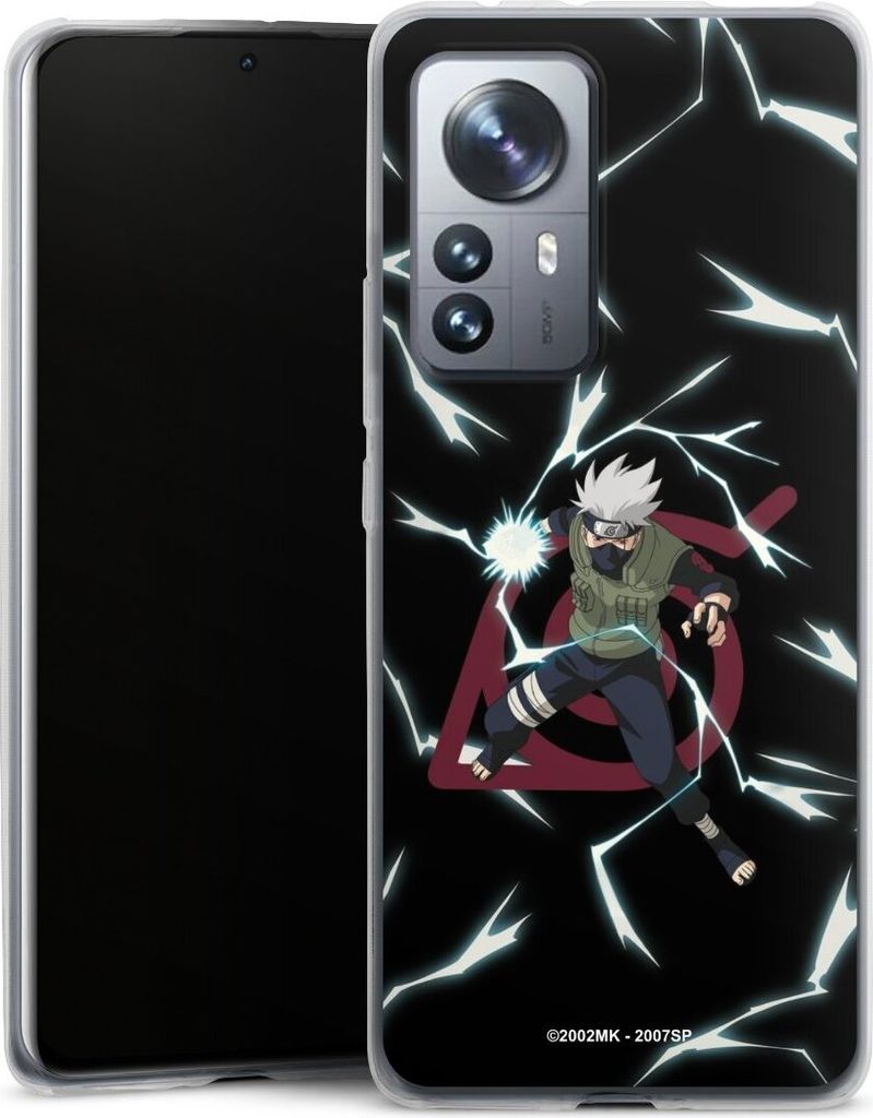 DeinDesign Slim Hülle für Xiaomi 12 Pro 5G Silikon Case Ultra Dünn Handyhülle Naruto Shippuden Offizielles Lizenzprodukt Kakashi