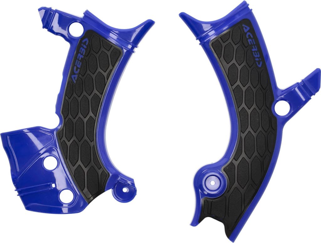 ACERBIS X-Grip Rahmenprotektor Blau/Schwarz für Yamaha