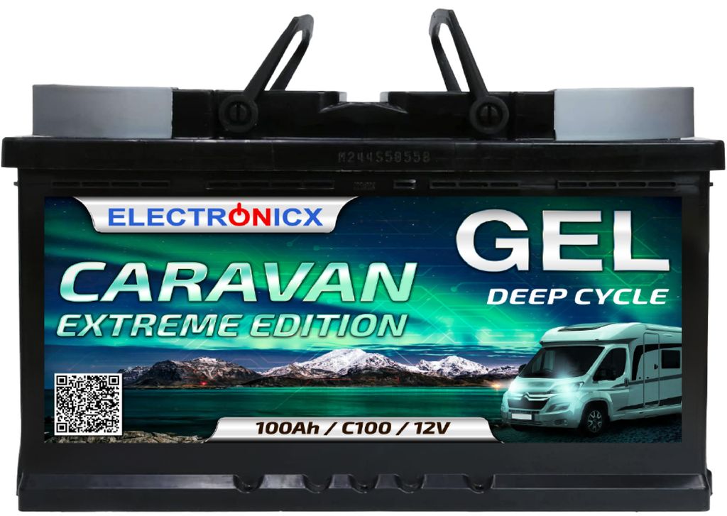 Electronicx Caravan Extreme Edition GEL Batteria 100Ah 12V Immagine del prodotto 