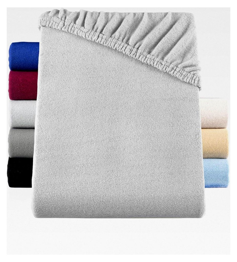 Winter Thermo Fleece Topper Spannbettlaken - wärmendes Plüsch Spannbetttuch - Flauschiges Bettlaken | Größe: 140x200-160x200 cm Steg: bis 10 cm...