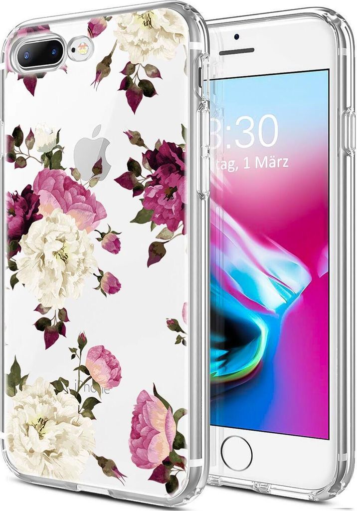 Conie Aufdruck Silikon Schutzhülle für iPhone 7 Plus / 8 Plus Tasche Case Bild Cover Bumper TPU Hülle als Motiv 07