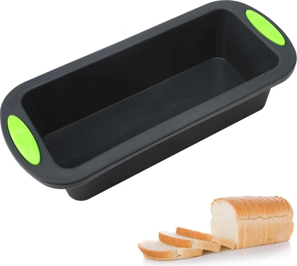PEKMAR Stampo per Pane Hamburger,Stampo per Hamburger in Silicone a 4/6 cavità - Teglia da Forno Flessibile Antiaderente per Muffin, Torte Whoopie, panini per Hamburger