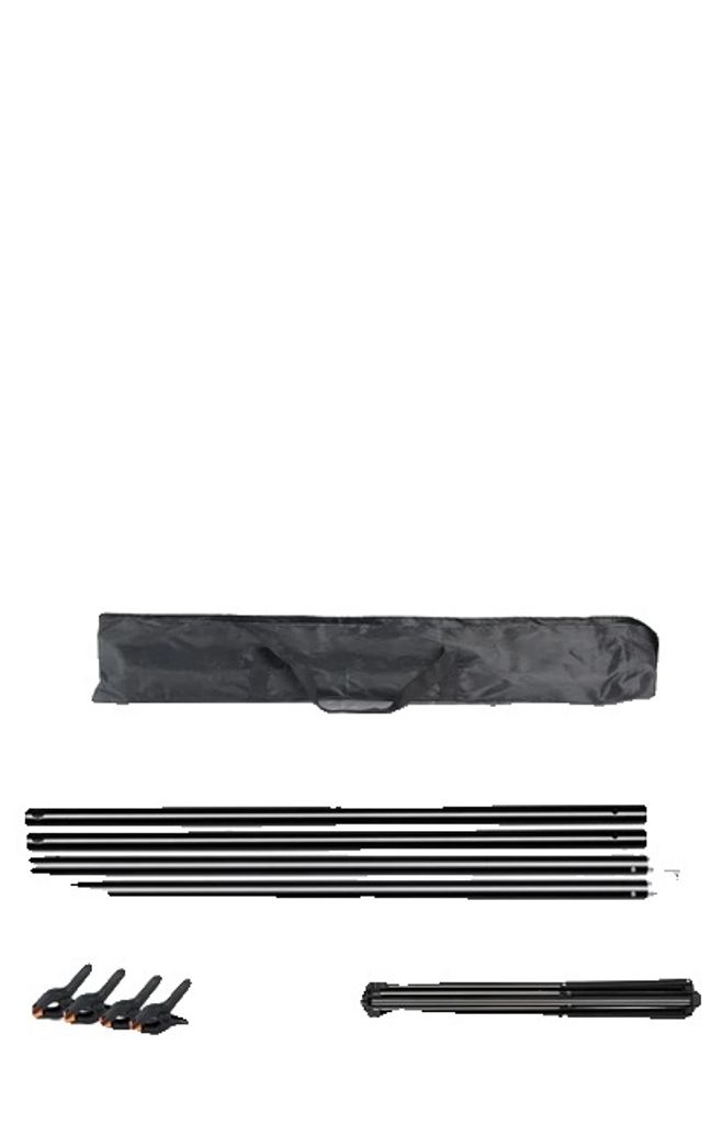 Hintergrundständer, verstellbare Höhe, tragbares Design, Kein Stoff 2x2M