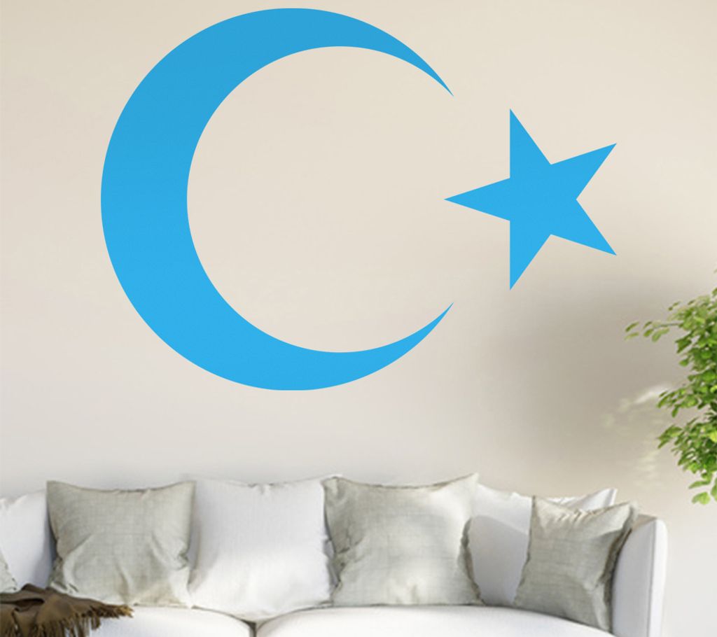Türkei Wandtattoo in 6 Größen - Wandaufkleber Wall Sticker - Dekoration, Küche, Wohnzimmer, Schlafzimmer, Badezimmer