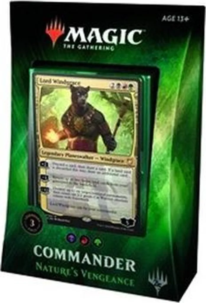 Commander 2018 Nature's Vengeance Deck avec Lord Windgrace Premium MTG