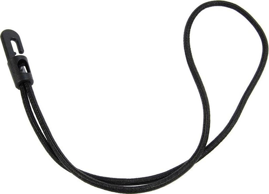 Verschluss Kunststoffhaken 35cm elastisch schwarz