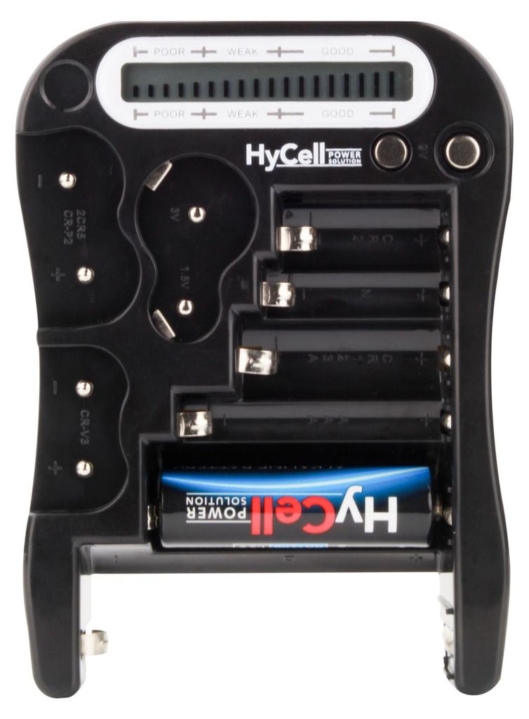 HyCell Digital Batterietester - zur Batterie-, Akku-, Produktbild 