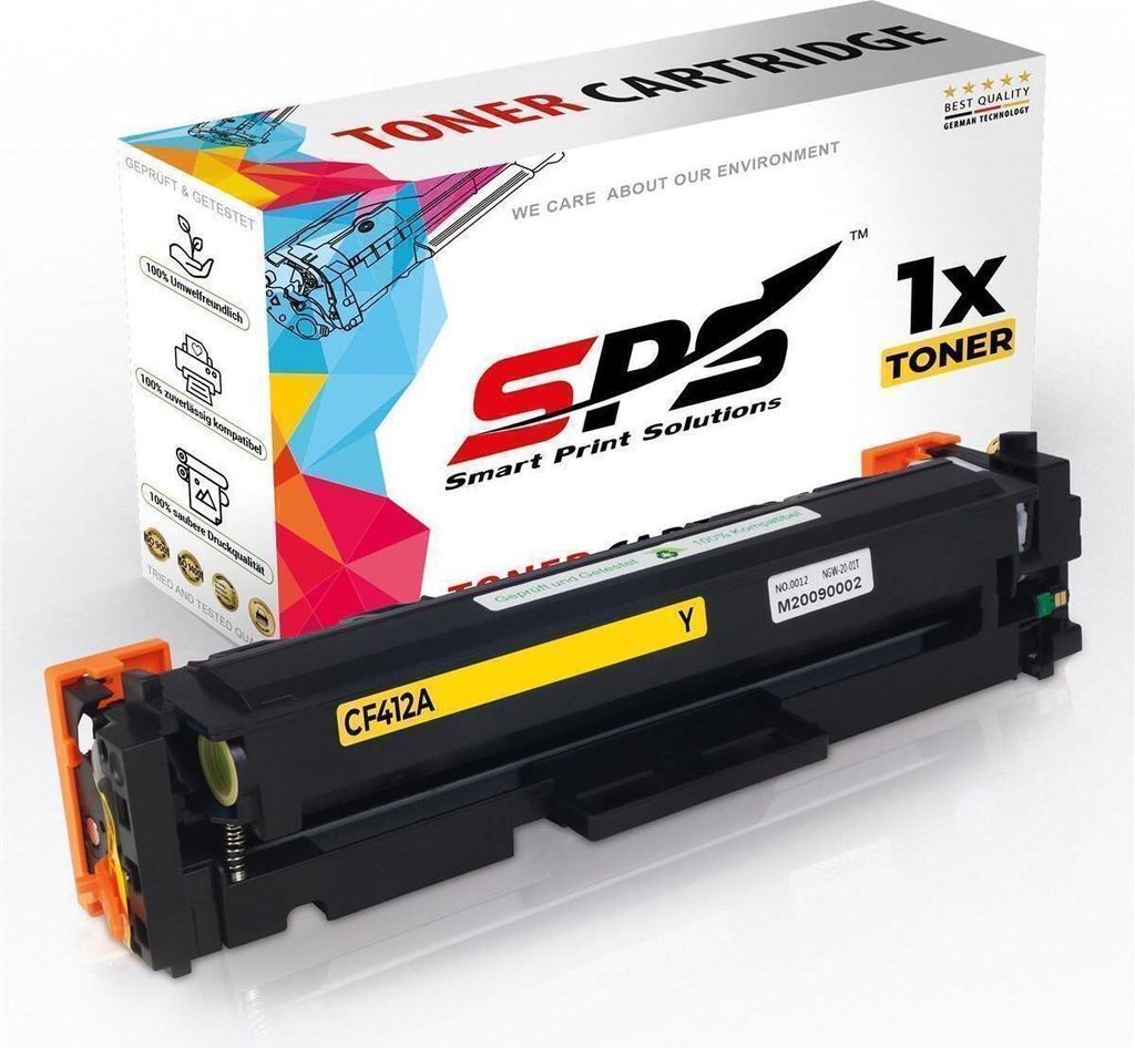 1x Toner 410A CF412A Gelb kompatibel für HP Color Laserjet Pro MFP M477FDW