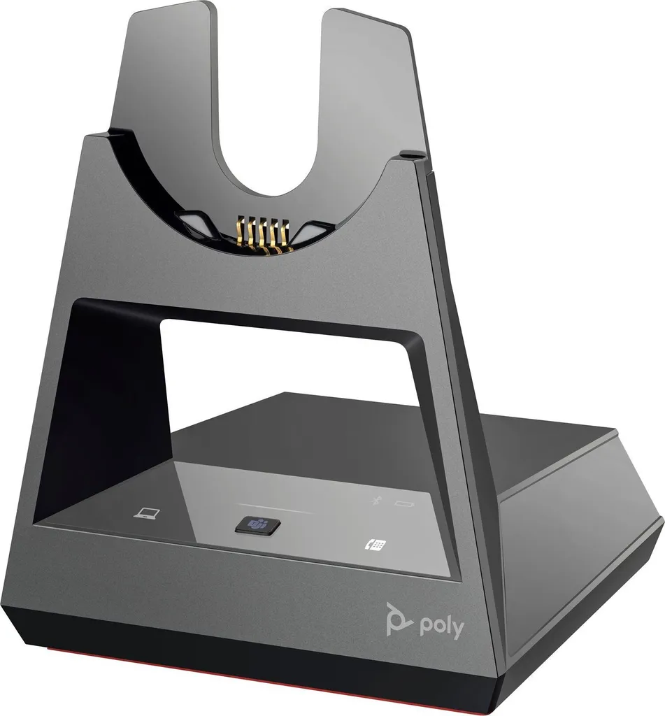 Poste de travail bureau Poly Voyager Station de charge pour casques