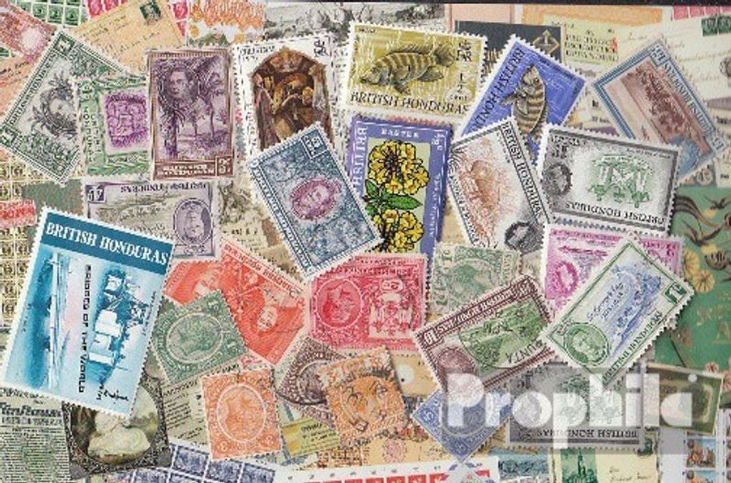 Briefmarken Britisch Honduras 25 verschiedene Marken