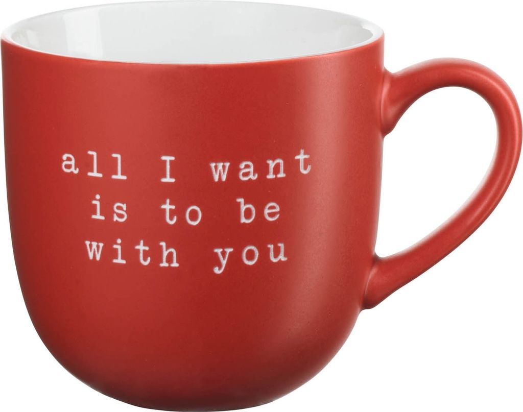 ASA Selection Hey! Henkelbecher, Tasse, Kaffeebecher, Teetasse, New Bone China, Be with you, 350 ml, 17072277