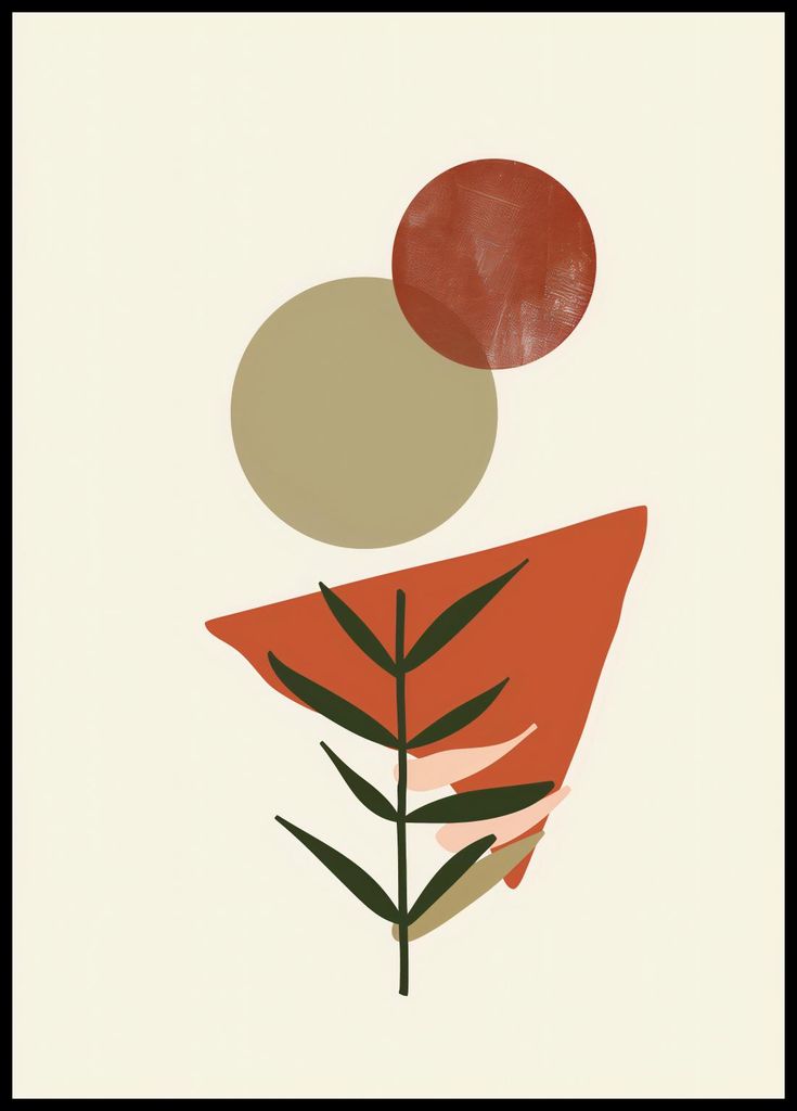 Plakat 64x90cm Organische Fasern