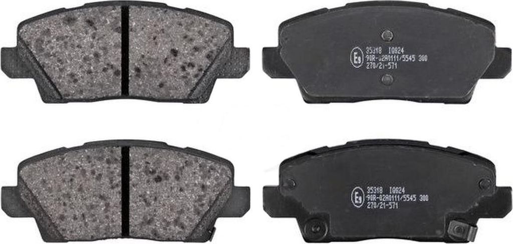 Bremsbelagsatz mit akustischer Verschleißwarnung 16,5 mm A.B.S. für KIA PICANTO