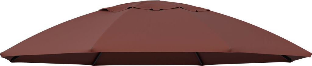 Sun Garden Easy Sun TM Ersatzbezug 375 cm - dunkelrot B152 Produktbild 
