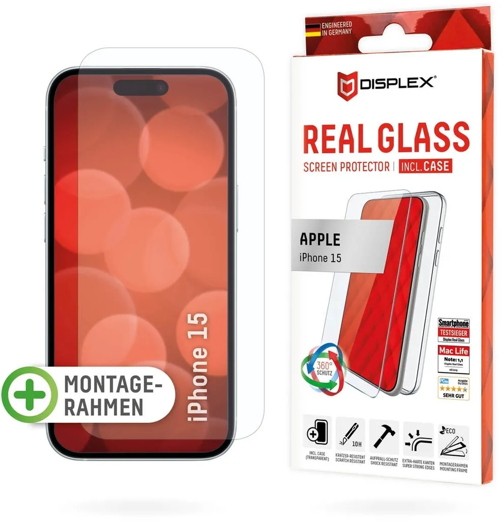 Displex Premium Pack iPhone 15: Protezione Invisibile e Trasparente