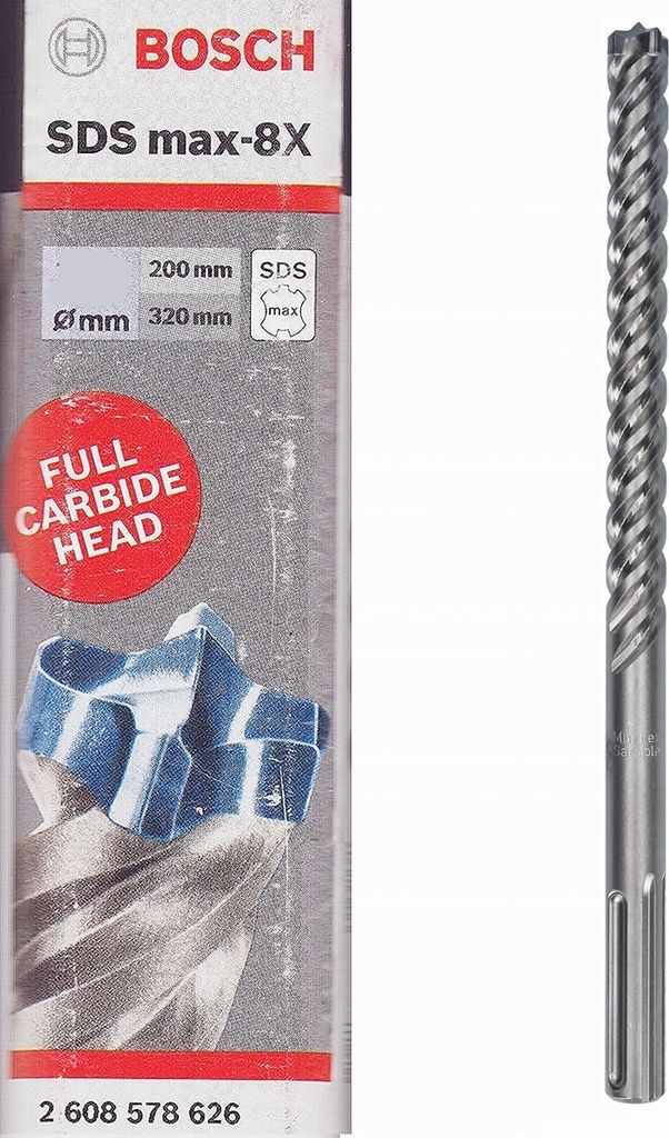 Bosch Professionelt SDS max-8X Hammerbohrer 14 x 200 x 320 Produktbild 