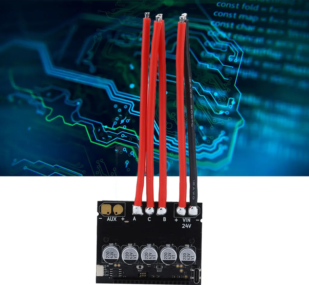 Contrôleur de moteur brushless multidirectionnel stable DC 8V à 24V - 10