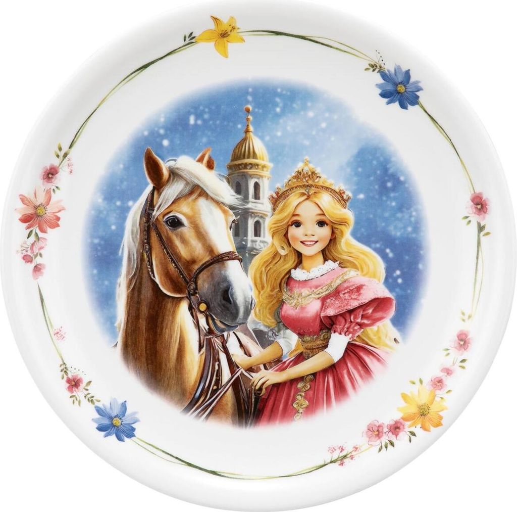 Set Vaisselle Enfant Seltmann Weiden - 3 Pièces Porcelaine Motif Poney