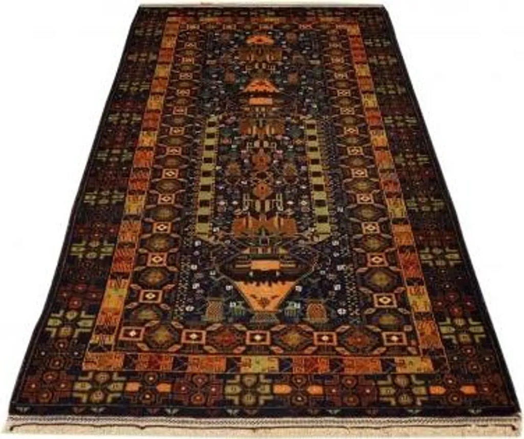 Tapis d'Orient Belutsch en Laine - Format Salon 124x207 cm Modèle 0495