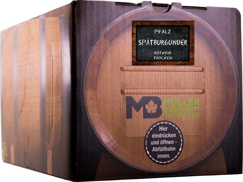 Bag in Box Wein Spätburgunder Rotwein trocken 5 L Weinhaus Produktbild 