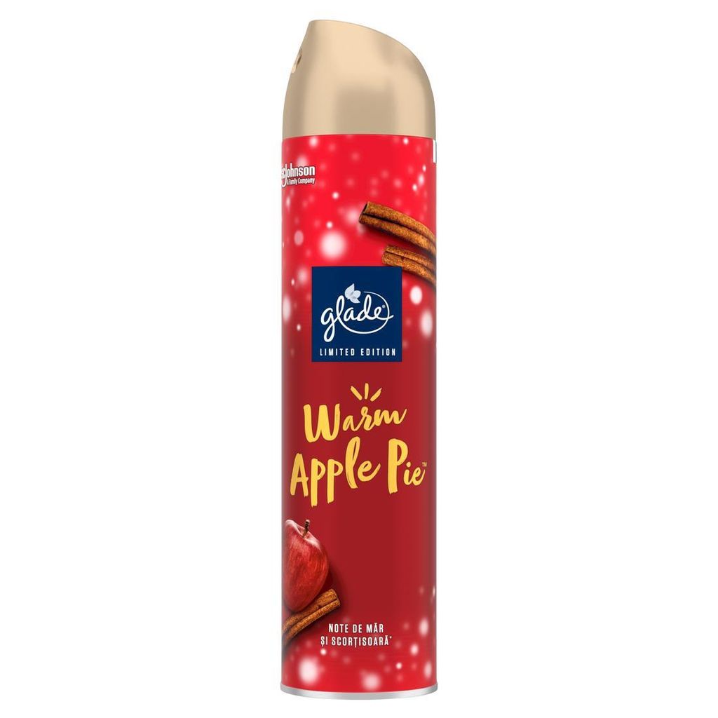 Odświeżacz powietrza w aerozolu Glade Warm Apple Pie 300 ml Zdjęcie produktu 