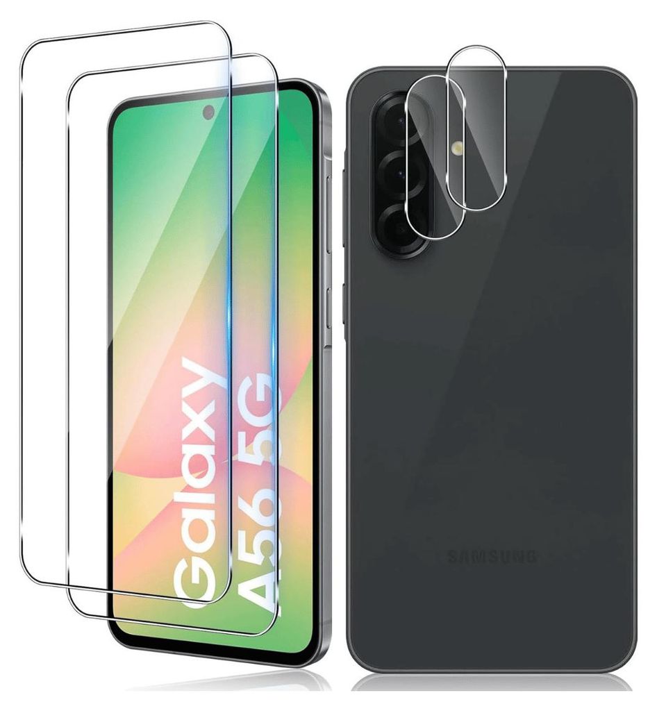 2X Schutzglas für Samsung Galaxy A56 5G Display Kamera Produktbild 