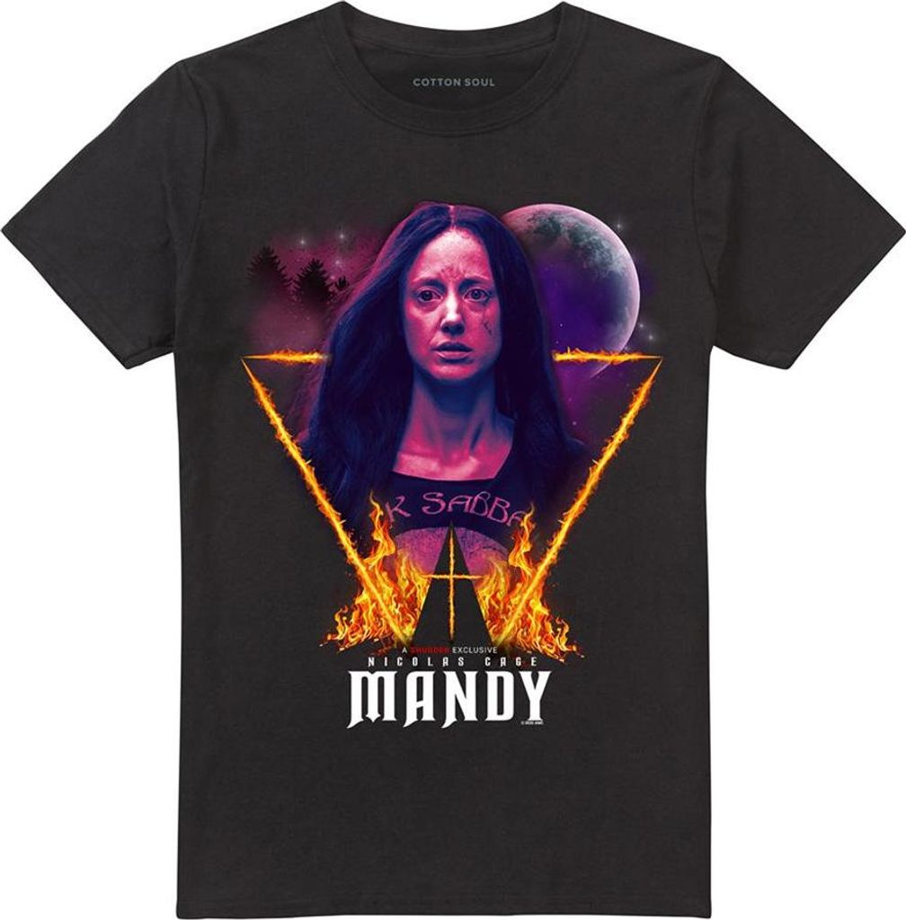 Mandy - T-Shirt für Herren/Damen Uni TV31956 (3XL) (Schwarz)