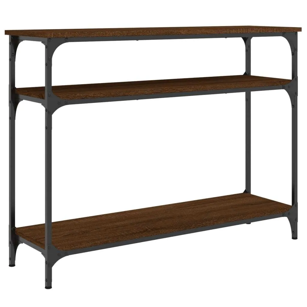 Consolle Rovere Marrone 100x29x75 cm - Tavolo Ingresso Famiglia