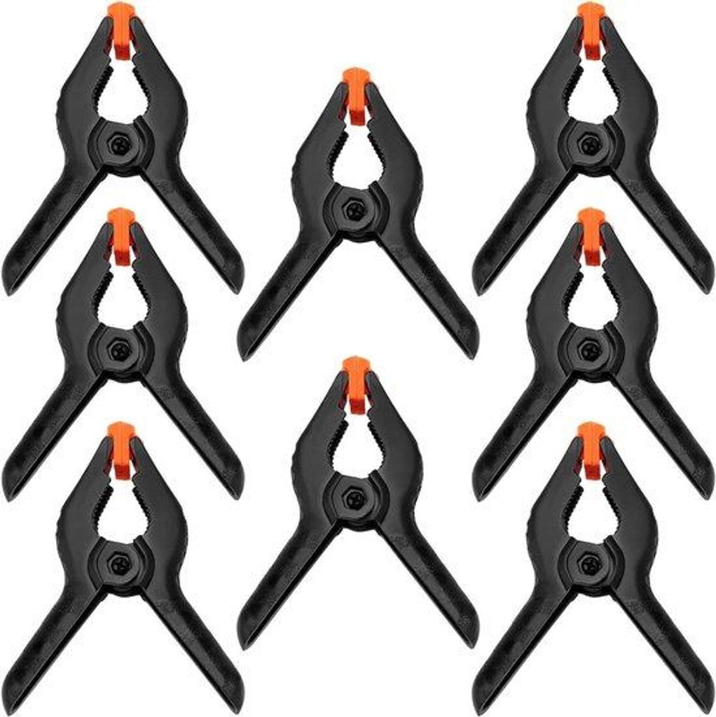 8 Stk 10cm Nylon Federklemmen Extra Stark