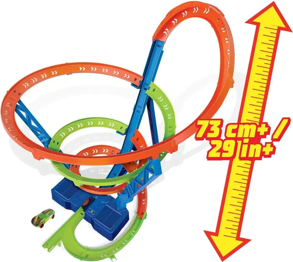 Hot Wheels Crash Spirale : Circuit avec Zone de Collision et Boost - 16
