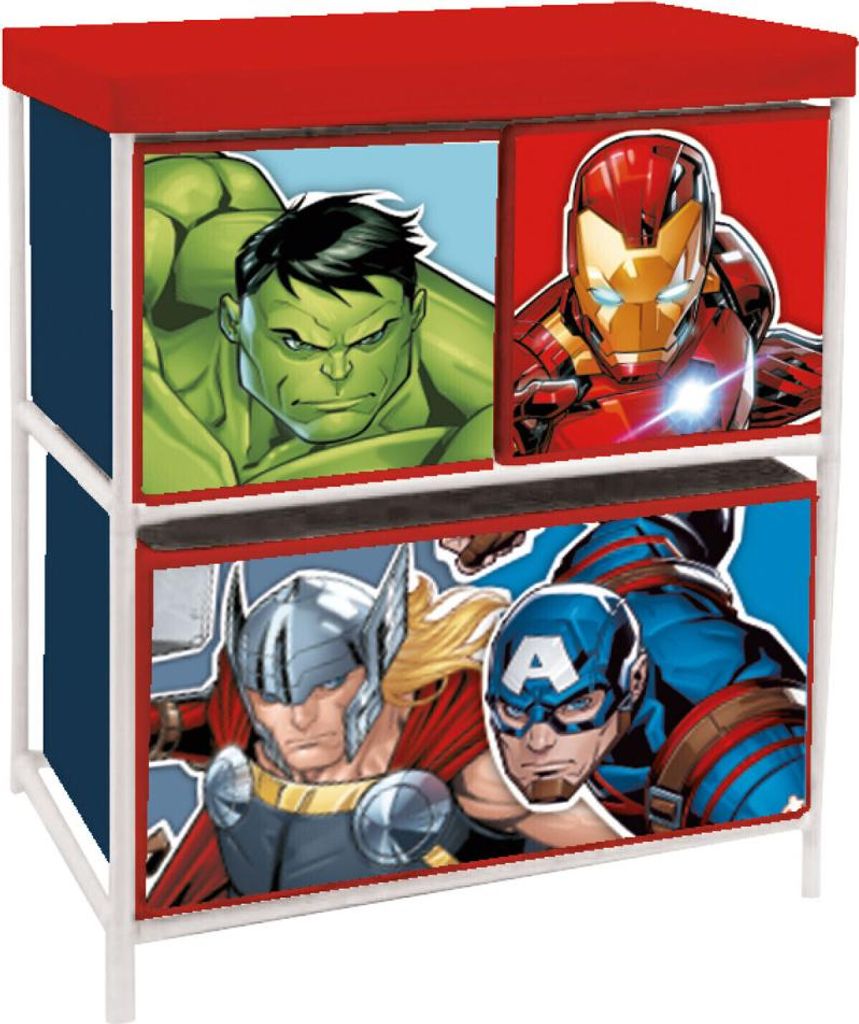 Avengers Aufbewahrungsmöbel mit 3 Körben