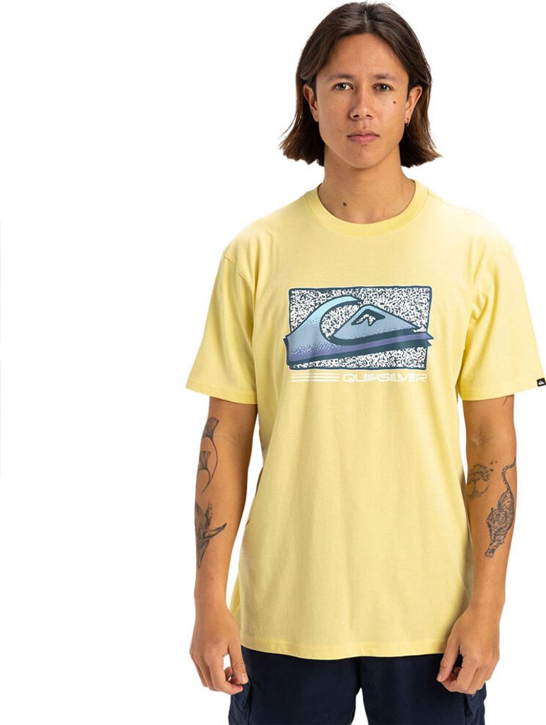 Quiksilver Retro Fade Kurzarm-t-shirt Gelb XL Mann Gelb XL