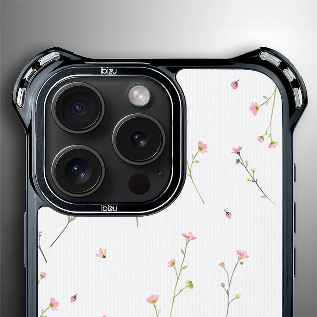 Cover MagSafe iPhone 15 Pro IBIZU DropGuard Ultra Pastel Bloom - 5
