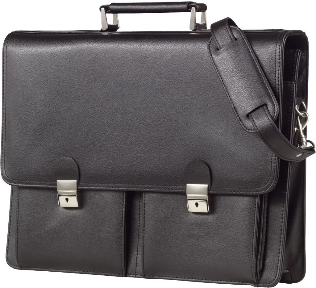 Alassio Veneto 47118: Cartella Professionale in Similpelle Nera