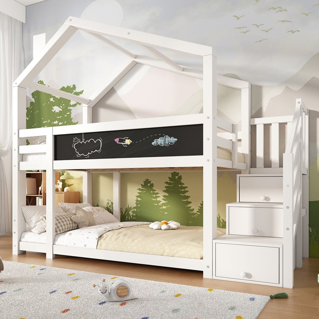 Flieks Patrová postel 90x200 cm Dětská postel s prknem, Obrázek produktu 