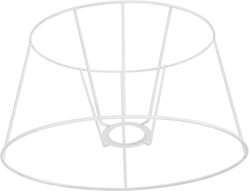 Ovaler Metall-Pendellampenschirm mit E27-Fassung, Drahtkäfig-Metallringbefestigung, 4 cm, Tisch- und Hängelampe