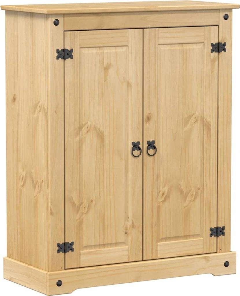 vidaXL Armoire à chaussures Corona 86x38,5x108 cm Pin Image du produit 